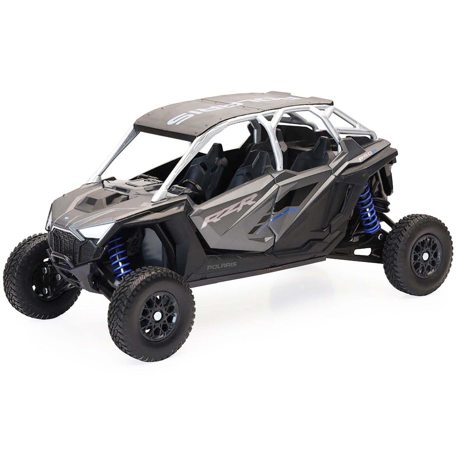 Polaris RZR Pro R UTV Silver Metallic and Black 1/18 Diecast Model by New Ray - New Ray - ModelCars.com