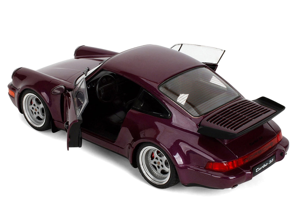 Porsche 911 3.6 Turbo Purple Metallic "Pink Slips" Series 1/18 Diecast Model Car by Jada-Jada-ModelCars.com