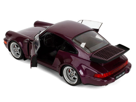 Porsche 911 3.6 Turbo Purple Metallic "Pink Slips" Series 1/18 Diecast Model Car by Jada-Jada-ModelCars.com