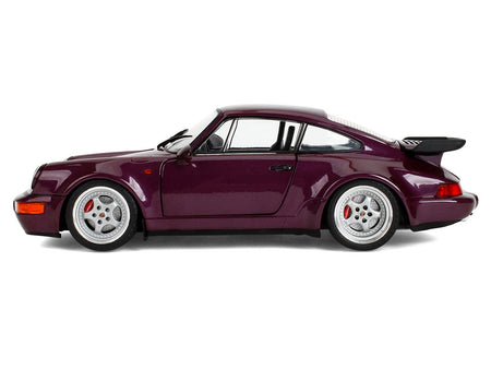 Porsche 911 3.6 Turbo Purple Metallic "Pink Slips" Series 1/18 Diecast Model Car by Jada-Jada-ModelCars.com