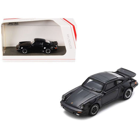 Porsche 911 (930) Turbo Black 1/64 Diecast Model Car by Schuco-Schuco-ModelCars.com