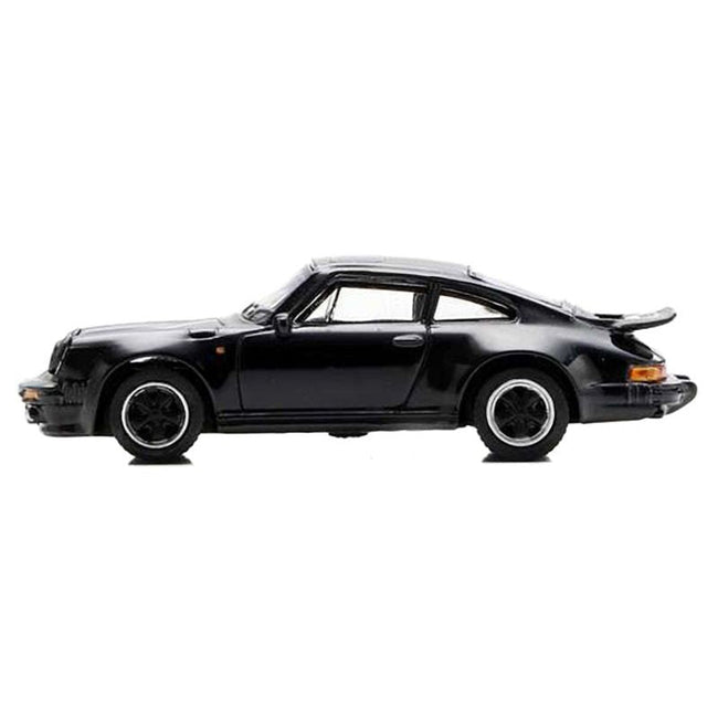 Porsche 911 (930) Turbo Black 1/64 Diecast Model Car by Schuco-Schuco-ModelCars.com