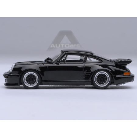 Porsche 911 (930) Turbo "Blackbird" Black "Wangan Midnight - Comic #1 Version" Manga 1/64 Model Car by Autoart-Autoart-ModelCars.com