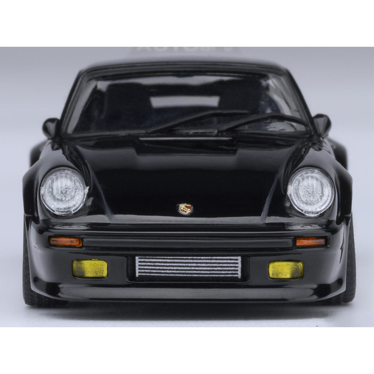 Porsche 911 (930) Turbo "Blackbird" Black "Wangan Midnight - Comic #1 Version" Manga 1/64 Model Car by Autoart-Autoart-ModelCars.com