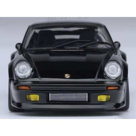 Porsche 911 (930) Turbo "Blackbird" Black "Wangan Midnight - Comic #1 Version" Manga 1/64 Model Car by Autoart-Autoart-ModelCars.com