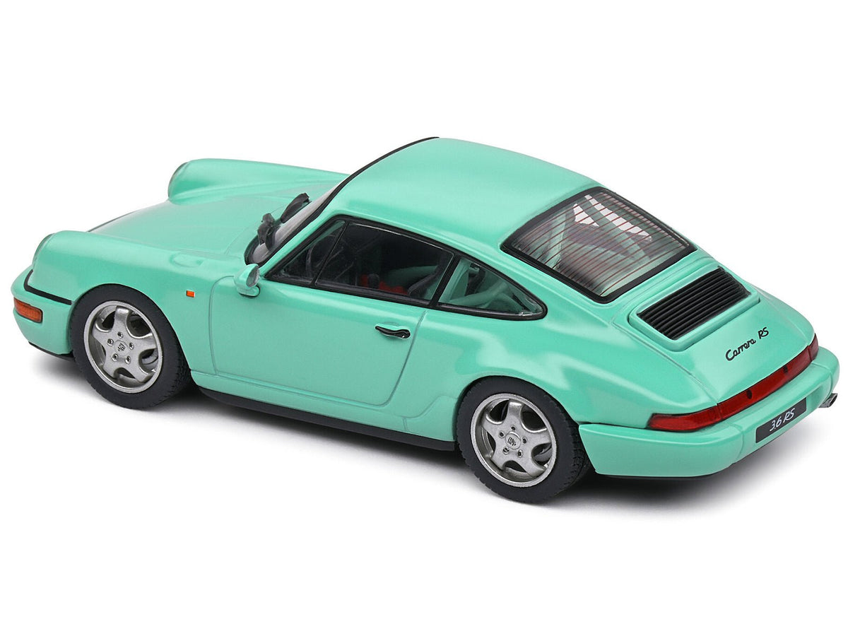 Porsche 911 (964) RS Clubsport Mint Green 1/43 Diecast Model Car by Solido-Solido-ModelCars.com