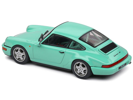 Porsche 911 (964) RS Clubsport Mint Green 1/43 Diecast Model Car by Solido-Solido-ModelCars.com