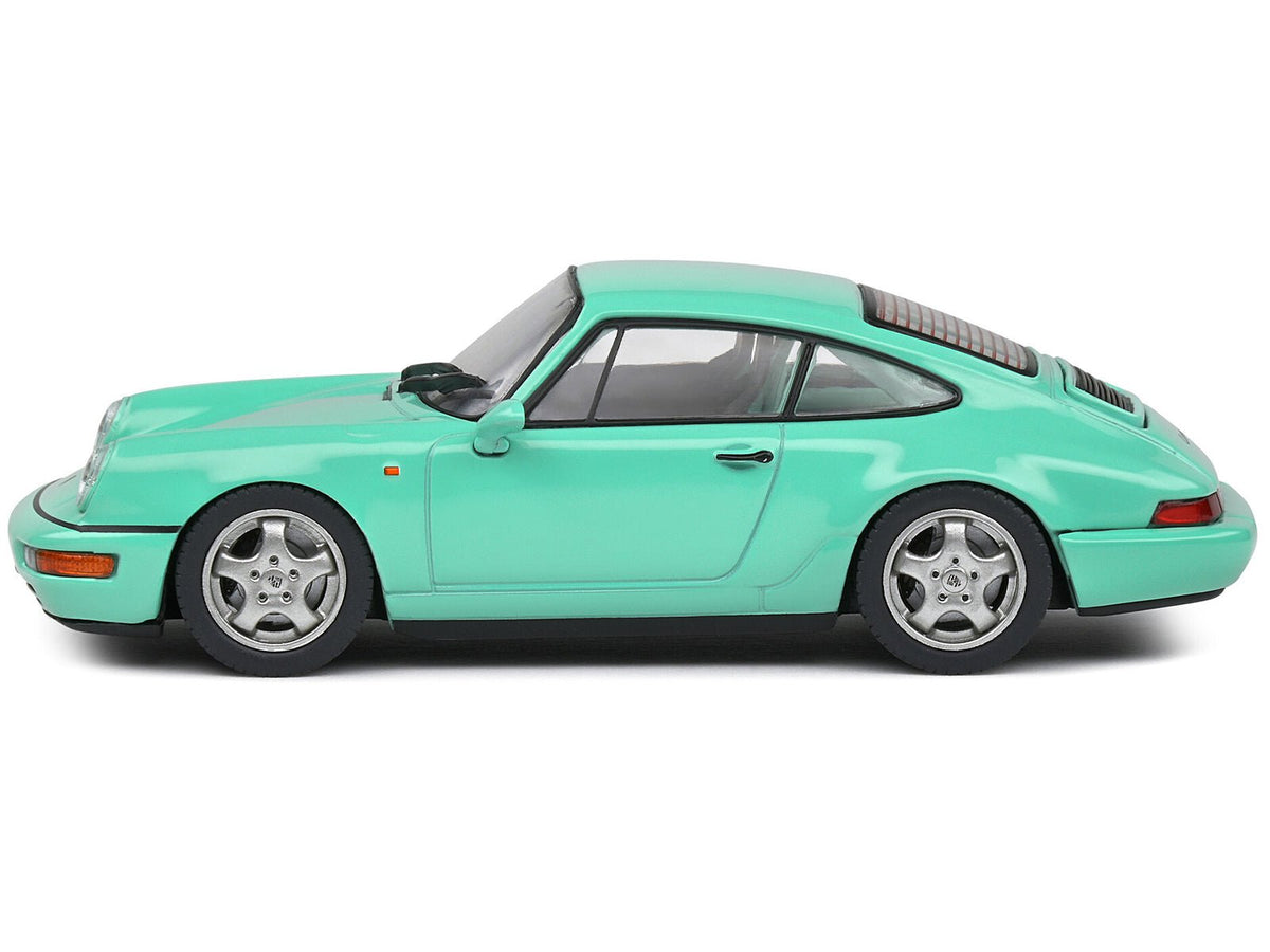Porsche 911 (964) RS Clubsport Mint Green 1/43 Diecast Model Car by Solido-Solido-ModelCars.com