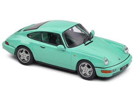 Porsche 911 (964) RS Clubsport Mint Green 1/43 Diecast Model Car by Solido-Solido-ModelCars.com