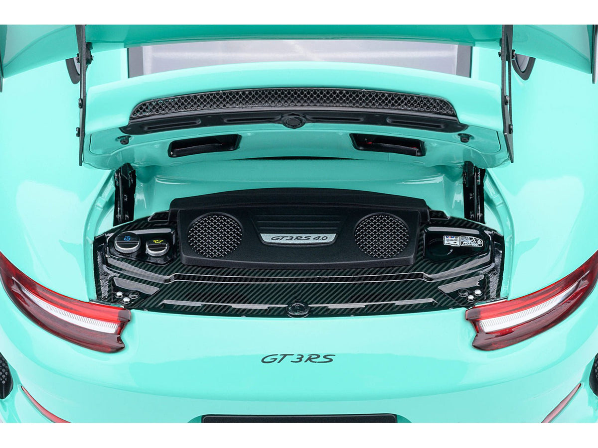 Porsche 911 (991.2) GT3 RS Mint Green 1/18 Model Car by Autoart-Autoart-ModelCars.com
