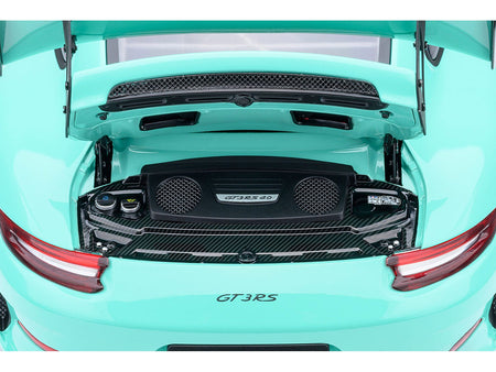 Porsche 911 (991.2) GT3 RS Mint Green 1/18 Model Car by Autoart-Autoart-ModelCars.com