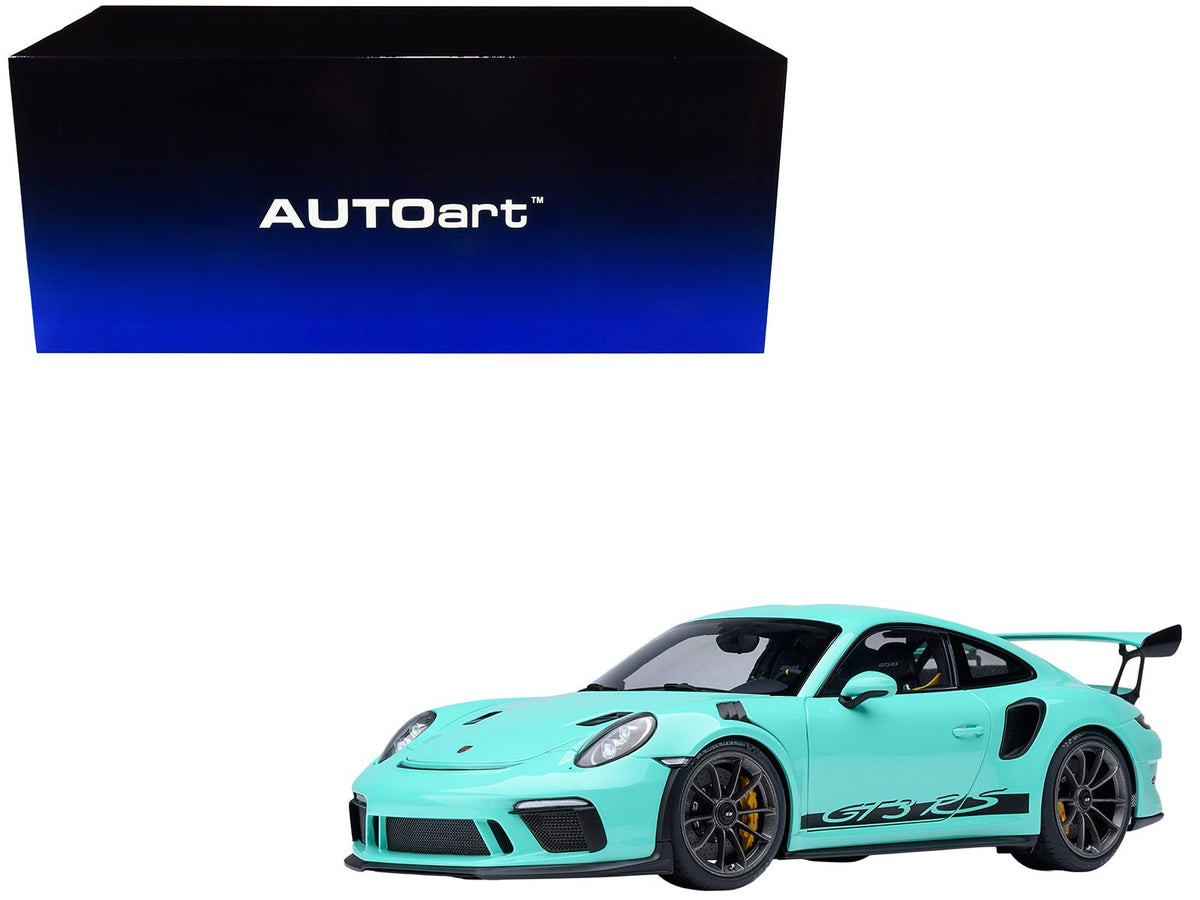 Porsche 911 (991.2) GT3 RS Mint Green 1/18 Model Car by Autoart-Autoart-ModelCars.com