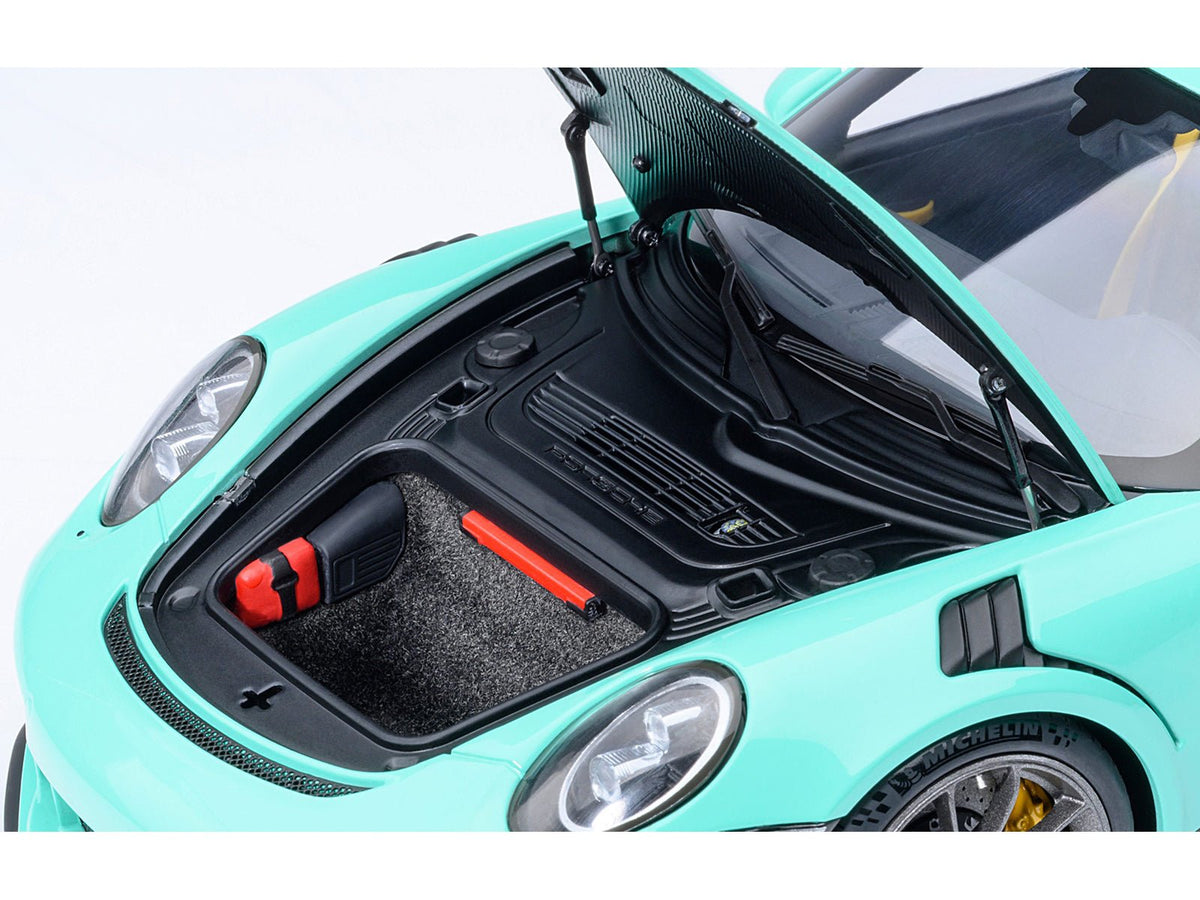 Porsche 911 (991.2) GT3 RS Mint Green 1/18 Model Car by Autoart-Autoart-ModelCars.com