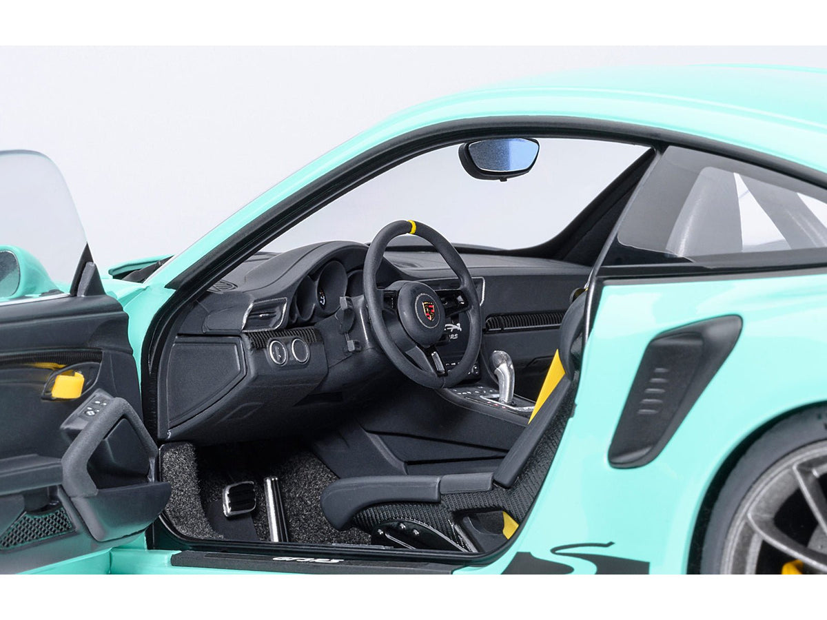 Porsche 911 (991.2) GT3 RS Mint Green 1/18 Model Car by Autoart-Autoart-ModelCars.com