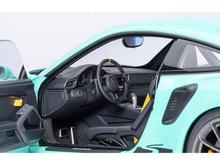 Porsche 911 (991.2) GT3 RS Mint Green 1/18 Model Car by Autoart-Autoart-ModelCars.com