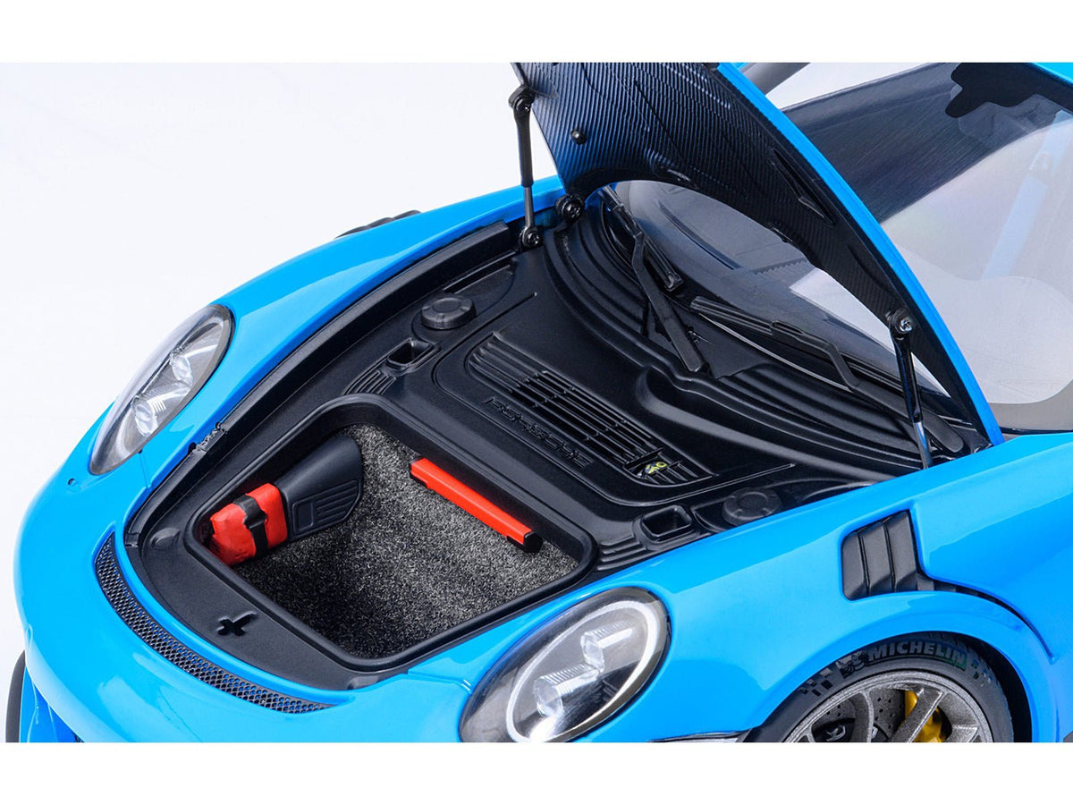 Porsche 911 (991.2) GT3 RS Riviera Blue 1/18 Model Car by Autoart-Autoart-ModelCars.com