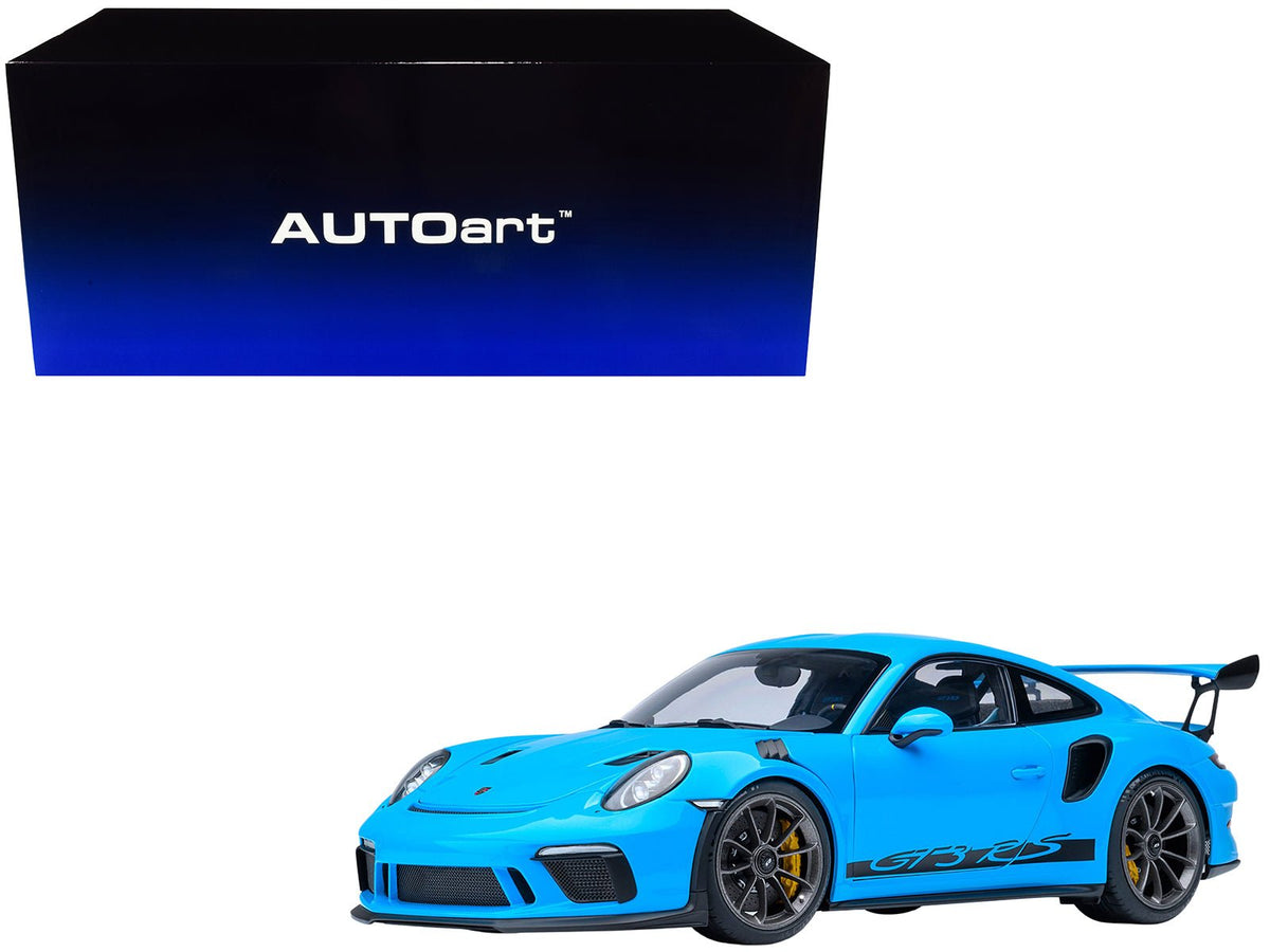 Porsche 911 (991.2) GT3 RS Riviera Blue 1/18 Model Car by Autoart-Autoart-ModelCars.com