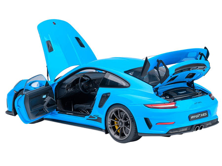 Porsche 911 (991.2) GT3 RS Riviera Blue 1/18 Model Car by Autoart-Autoart-ModelCars.com