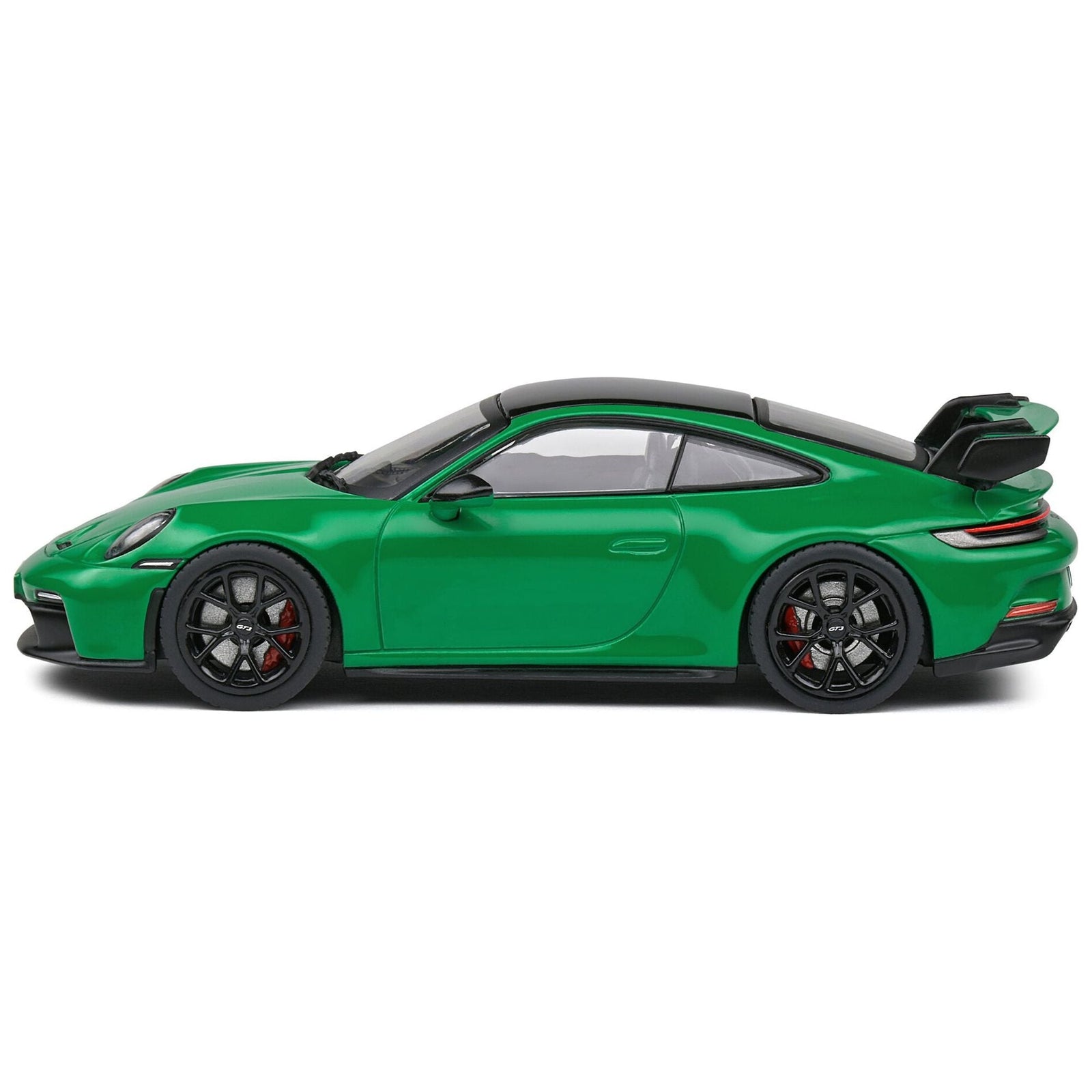 Porsche 911 (992) GT3 Python Green with Black Top 1/43 Diecast Model Car by Solido - Solido - ModelCars.com