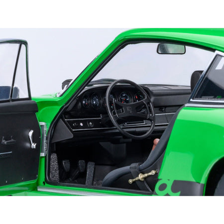 Porsche 911 Carrera 2.7 RS Viper Green with Black Stripes and Wheels 1/18 Model Car by Autoart-Autoart-ModelCars.com