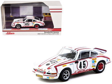 Porsche 911 Carrera RSR 2.8 45 Erwin Kremer - Paul Keller - Clemens Schickentanz "Kremer Racing Team" GTS 3.0 Class Winner "24 Hours of Le Mans" (1973) "Collab64" Series 1/64 Diecast Model Car by Schuco & Tarmac Works-Schuco-ModelCars.com