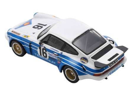 Porsche 911 Carrera RSR 3.0 16 Clemens Schickentanz - Hartwig Bertrams "Joest Racing - Tebernum Racing" "24 Hours of Le Mans" (1975) 1/64 Model Car by Spark-Spark-ModelCars.com
