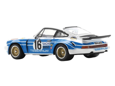 Porsche 911 Carrera RSR 3.0 16 Clemens Schickentanz - Hartwig Bertrams "Joest Racing - Tebernum Racing" "24 Hours of Le Mans" (1975) 1/64 Model Car by Spark-Spark-ModelCars.com