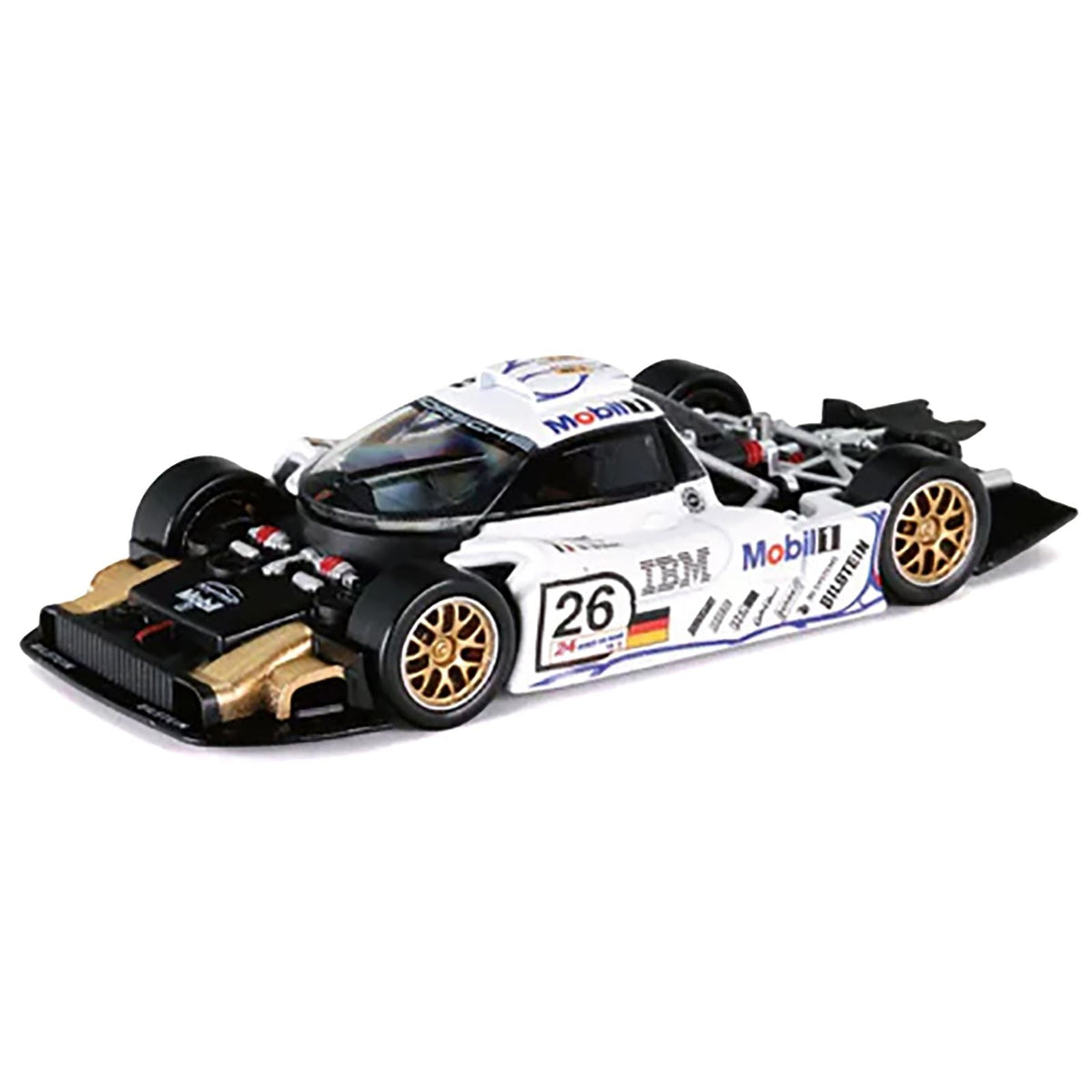 Porsche 911 GT1 #26 Allan McNish - Stephane Ortelli - Laurent Aiello "Porsche AG" Winner "24 Hours of Le Mans" (1998) 1/64 Diecast Model Car by Trends Hobby-Trends Hobby-ModelCars.com