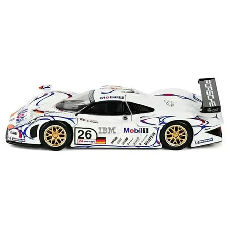 Porsche 911 GT1 #26 Allan McNish - Stephane Ortelli - Laurent Aiello "Porsche AG" Winner "24 Hours of Le Mans" (1998) 1/64 Diecast Model Car by Trends Hobby-Trends Hobby-ModelCars.com