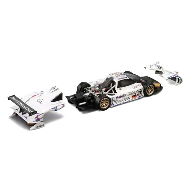 Porsche 911 GT1 #26 Allan McNish - Stephane Ortelli - Laurent Aiello "Porsche AG" Winner "24 Hours of Le Mans" (1998) 1/64 Diecast Model Car by Trends Hobby-Trends Hobby-ModelCars.com