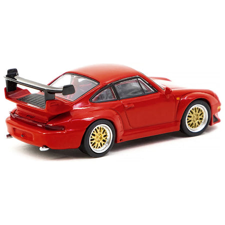Porsche 911 GT2 Red with Red Interior "Collab64" Series 1/64 Diecast Model Car by Schuco & Tarmac Works - Schuco - ModelCars.com
