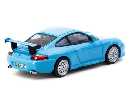 Porsche 911 GT3 (996) Light Blue "Global64" Series 1/64 Diecast Model by Tarmac Works-Tarmac Works-ModelCars.com