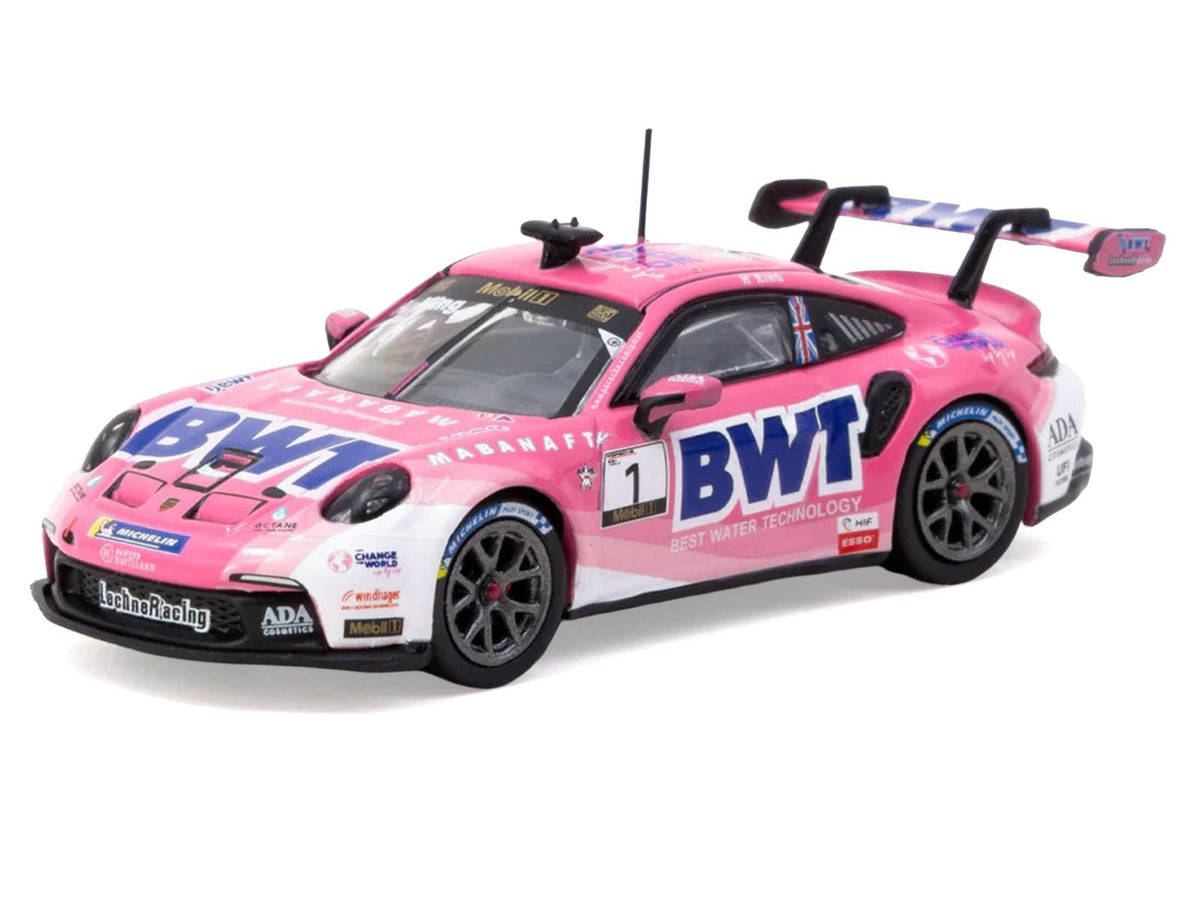 Porsche 911 GT3 Cup (992) 1 Harry King "Porsche Mobil 1 Supercup" (2024) "Hobby64" Series 1/64 Diecast Model Car by Tarmac Works-Tarmac Works-ModelCars.com