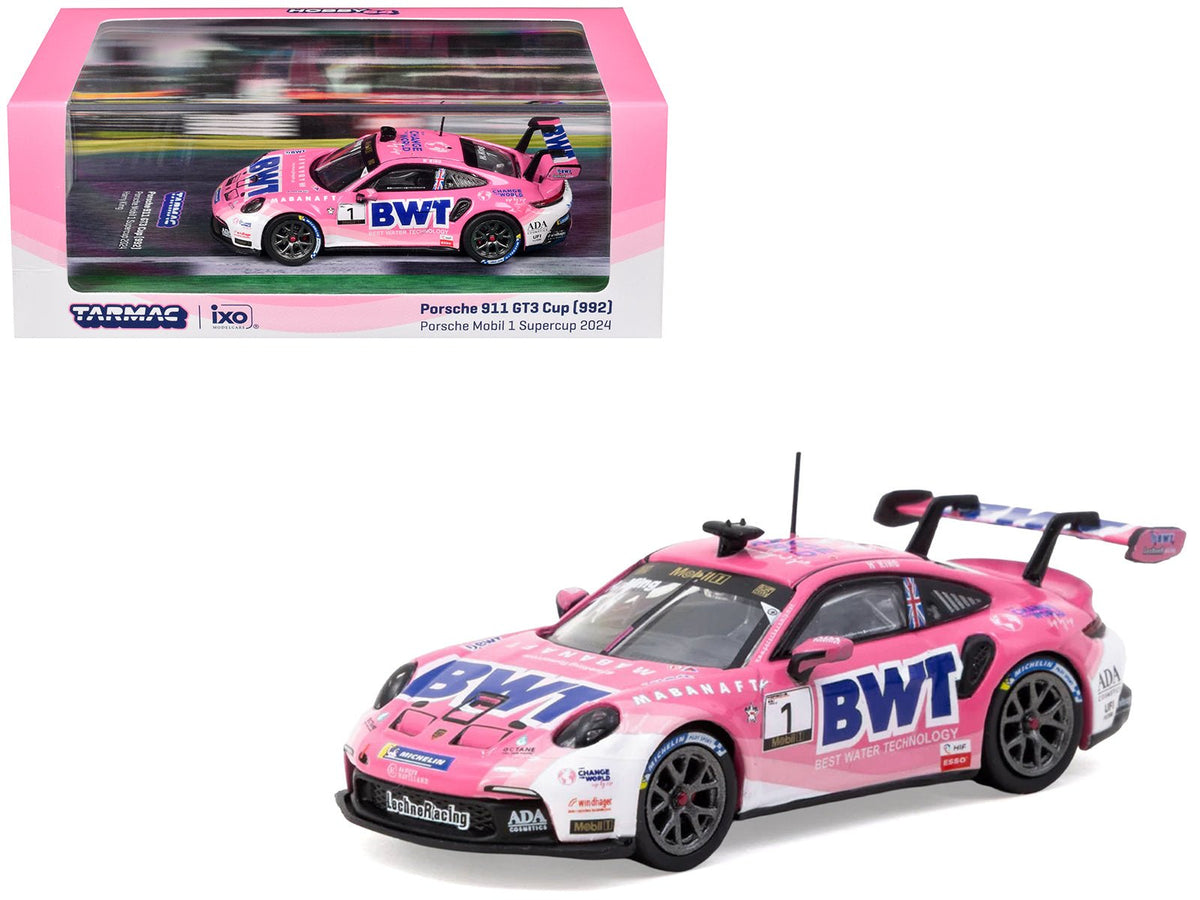 Porsche 911 GT3 Cup (992) 1 Harry King "Porsche Mobil 1 Supercup" (2024) "Hobby64" Series 1/64 Diecast Model Car by Tarmac Works-Tarmac Works-ModelCars.com