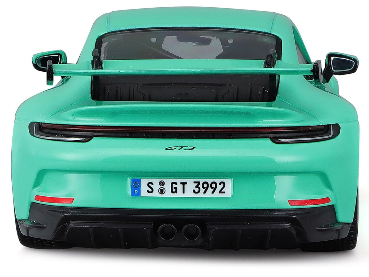 Porsche 911 GT3 Light Green 1/24 Diecast Model Car by Bburago-Bburago-ModelCars.com