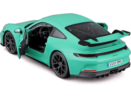 Porsche 911 GT3 Light Green 1/24 Diecast Model Car by Bburago-Bburago-ModelCars.com
