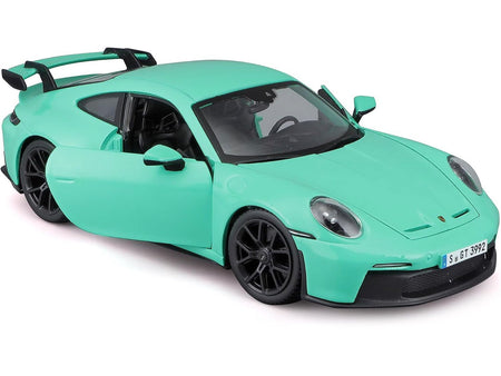 Porsche 911 GT3 Light Green 1/24 Diecast Model Car by Bburago-Bburago-ModelCars.com