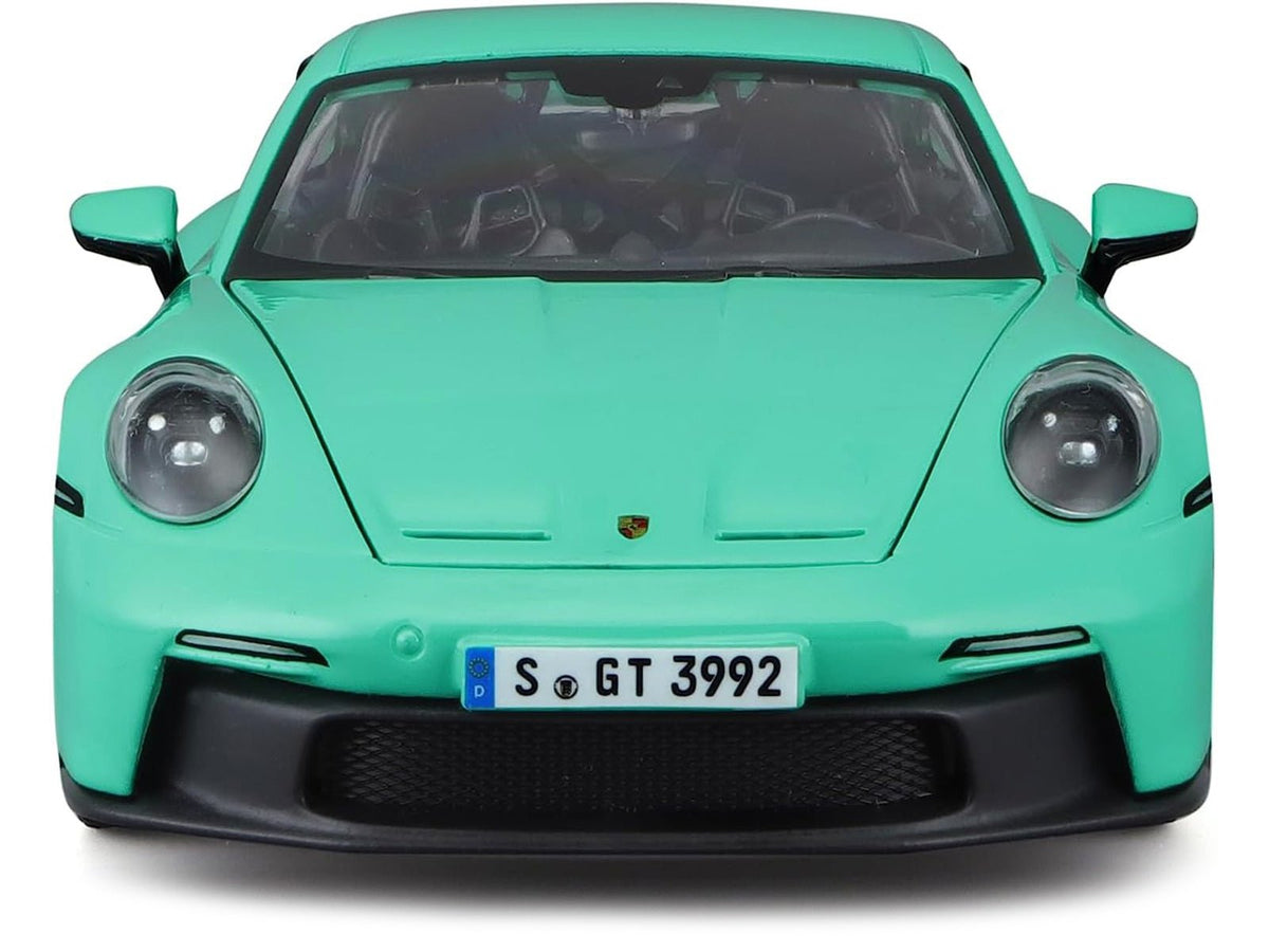 Porsche 911 GT3 Light Green 1/24 Diecast Model Car by Bburago-Bburago-ModelCars.com