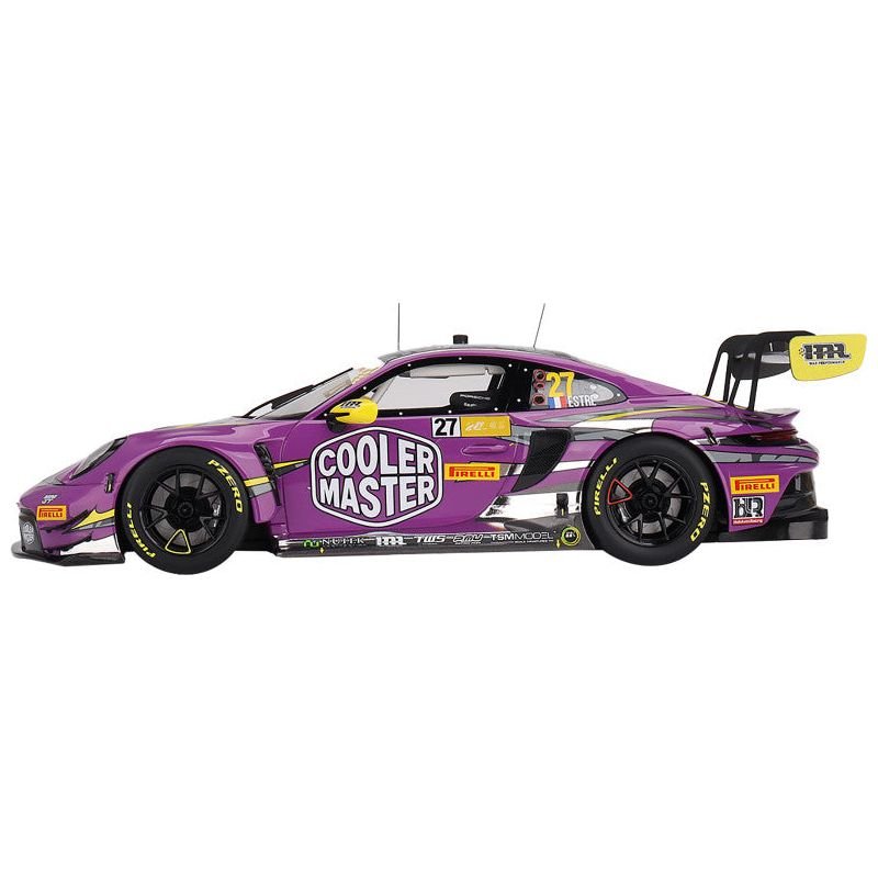 Porsche 911 GT3 R 27 Kevin Estre "HubAuto Racing" FIA GT World Cup "70th Macau Grand Prix" (2023) 1/18 Model Car by Top Speed - Top Speed - ModelCars.com
