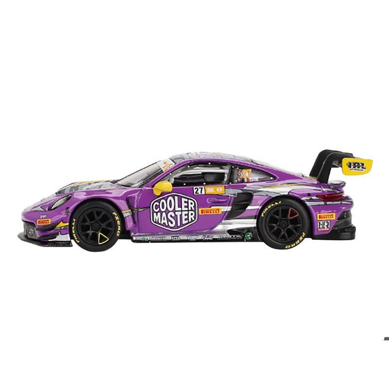 Porsche 911 GT3 R 27 Kevin Estre "HubAuto Racing" "FIA GT World Cup 70th Macau Grand Prix" (2023) Limited Edition 1/64 Diecast Model Car by Mini GT - Mini GT - ModelCars.com