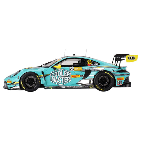 Porsche 911 GT3 R #28 Thomas Preining "HubAuto Racing" FIA GT World Cup "70th Macau Grand Prix" (2023) 1/18 Model Car by Top Speed-Top Speed-ModelCars.com