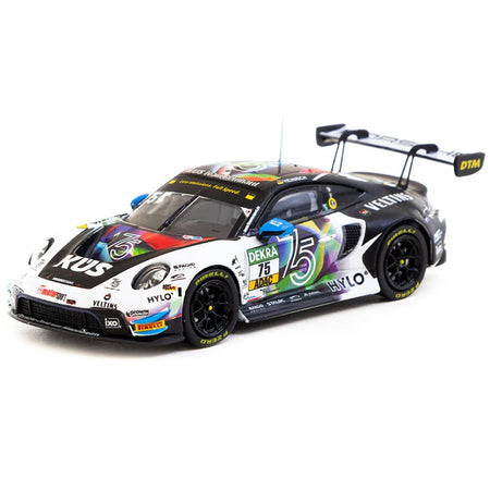 Porsche 911 GT3 R #75 Laurin Heinrich "KUS Team Bernhard" "Deutsche Tourenwagen Masters" (2023) "Hobby64" Series 1/64 Diecast Model by Tarmac Works-Tarmac Works-ModelCars.com