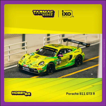 Porsche 911 GT3 R #91 Thomas Preining "Manthey EMA" Champion "Deutsche Tourenwagen Masters" (2023) "Hobby64" Series 1/64 Diecast Model by Tarmac Works-Tarmac Works-ModelCars.com