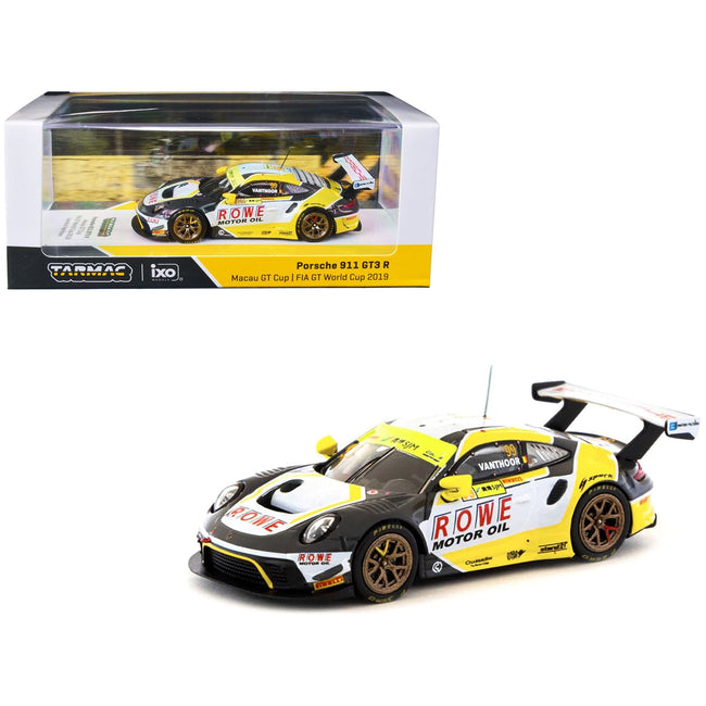 Porsche 911 GT3 R 99 Laurens Vanthoor 2nd Place "Macau GT Cup FIA GT World Cup" (2019) "Hobby64" Series 1/64 Diecast Model Car by Tarmac Works - Tarmac Works - ModelCars.com
