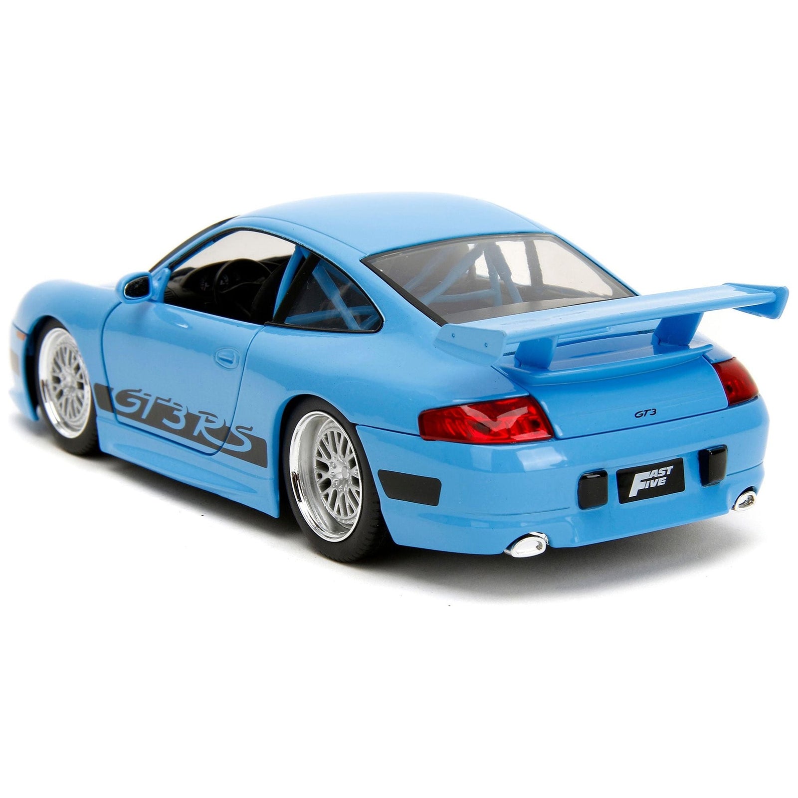 Porsche 911 GT3 RS Light Blue with Black Accents "Fast & Furious" Movie 1/24 Diecast Model Car by Jada - Jada - ModelCars.com