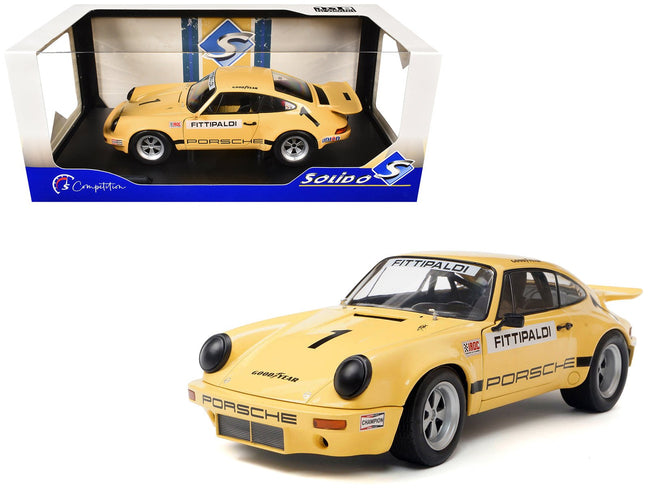 Porsche 911 IROC #1 Emerson Fittipaldi "International Race of Champions" (1974) "Competition" Series 1/18 Diecast Model Car by Solido-Solido-ModelCars.com