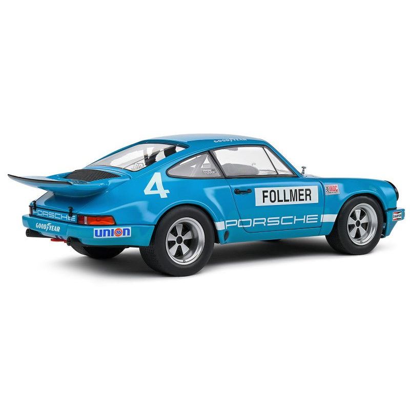 Porsche 911 RS 3.0 4 George Follmer "IROC Riverside" (1974) "Competition" Series 1/18 Diecast Model Car by Solido - Solido - ModelCars.com