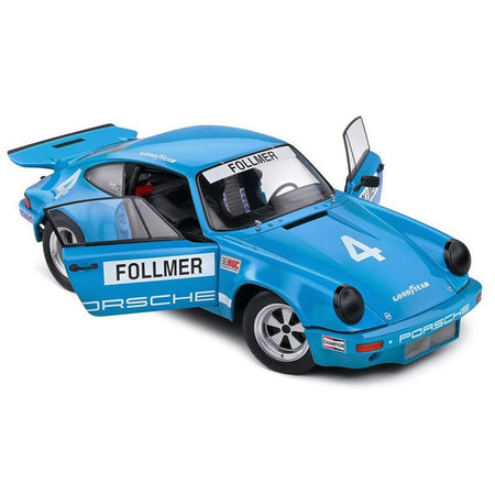Porsche 911 RS 3.0 4 George Follmer "IROC Riverside" (1974) "Competition" Series 1/18 Diecast Model Car by Solido - Solido - ModelCars.com
