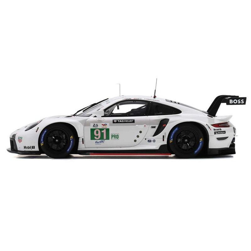 Porsche 911 RSR - 19 91 Gianmaria Bruni - Richard Lietz - Frederic Makowiecki "Porsche GT Team" GTE Pro Winner "24 Hours of Le Mans" (2022) with Acrylic Display Case 1/18 Model Car by Spark - Spark - ModelCars.com
