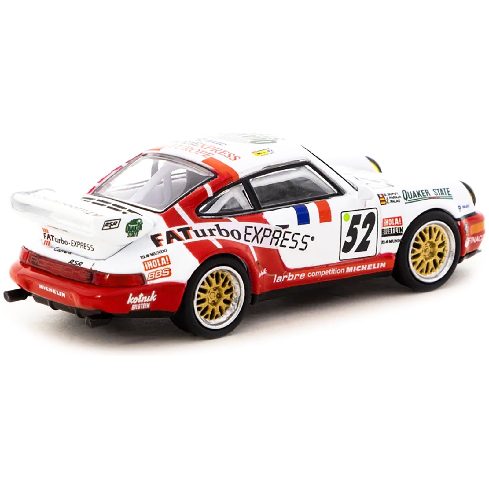 Porsche 911 RSR 3.8 52 Jesus Pareja - Dominique Dupuy - Carlos Palau "24 Hours of Le Mans" (1994) "Collab64" Series 1/64 Diecast Model Car by Schuco & Tarmac Works - Schuco - ModelCars.com